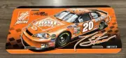 TONY STEWART #20 HOME DEPOT PLASTIC LICENSE PLATE NASCAR MADE IN USA NEW