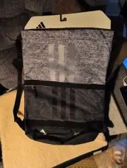 adidas Amplifier II Blocked Sackpack, Jersey One Size, Onix Grey/Black