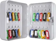 Barska CB12482 20 Position Key Lock Box with Key Lock, Grey