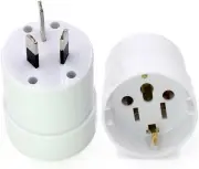 Universal Power Adapter Travel Adaptor 3 pin SAA Approved EU/US to AU Plug