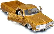 Die-cast Simulation 1:24 Scale 1965 for Chevrolet EI Camino Retro Classic Car Diecast Alloy Car Model Crafts Collection Miniature Vehicle