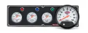 3-1 Gauge Panel OP/WT/FP with 5in Tach and Warning Light - QUICKCAR New