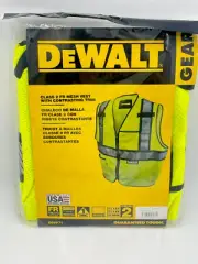 DEWALT DSV971-5X(5X/Green/Modacrylic) Class 2 Fire Retardant Vest