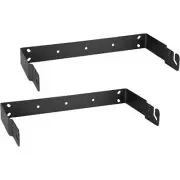 RCF Horizontal Brackets for HD12 / HD 32 Speaker (Pair), Steel, BLACK