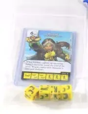 Marvel Dice Masters Avengers VS X-Men AVX * ROGUE RARE Uncommon Set CUR + 4 Dice