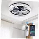 Ceiling Fans with Lights and Remote:Low profile Ceiling Fan with 20 IN Black