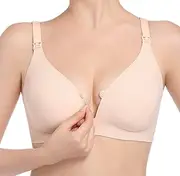 [Yienshoo] Nursing Bras for Breastfeeding, Pumping Bra Hands Free, Maternity Pregnancy Bra, Comfort Bralette, Sleep Bras