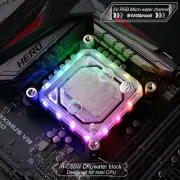 CPU Water Cooling Block With 5V RGB For Intel LGA1150 1151 1155 1156 2011