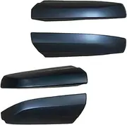 NEGRO 4PCS Roof Rack Cover,Fit for Toyota, Highlander XU40 2008-2013 Black Silver Color LOT Roof Bar End Shell Roof Rack Shield(Gray)