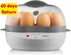 Sunbeam EC1300 Egg Cooker Boil 6 or Poach 2 Non-Stick Surface White Compact