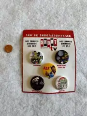 SHOUT TV - Set of 5 SDCC 2022 Pins Alf, MST3000, Scream Factory, Tokushoutsu