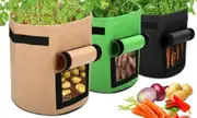 Potato Grow Planter Fabric Container Bag Pouch Root Plant Growing Pot Breathable