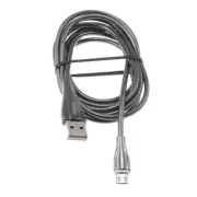 METAL USB CABLE FAST CHARGE POWER WIRE SYNC CORD FOR LG & SAMSUNG PHONES TABLETS