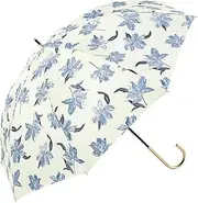 ビコーズ(Because) Because B-956270 Long Umbrella, PU Summary Flower, White