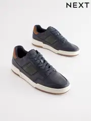 Navy Blue Smart Casual Trainers (445528) | $73