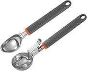 Zerodeko Fruit Ball Spoon Ice Cream Scoop Stainless Steel Melon Baller for Easy Scooping