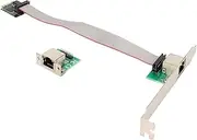 Gigabit Ethernet Server Adapter 1000M High Performance RJ45 Single Port Ethernet NIC Adapter for Industrial Computer Support PXE, DPDK, WOL, ISCSI, FCoE, Jumbo Frame, M.2 A+E