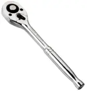1Pc 72 Teeth Ratchet Wrench Quick Release Socket Spanner CRV Steel Home Repair