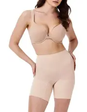[Spanx] Sculpt&Trade; Seamless Power Mid-thigh Short In Beige