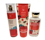 Bath & Body Works COCONUT CANDY APPLE Fragrance Mist Cream Lotion 3-Piece Set