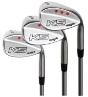 Majek Golf +1" Senior Men's Wedge Set: 52° GW-56° SW-60° LW, Arthritic Grip