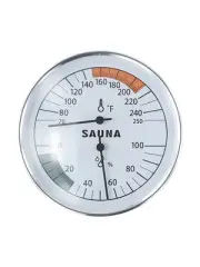 For sauna Room Thermometer Hygrometer for Accurate Temperature Readings