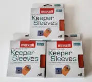 3 Boxes of Maxell Color CD & DVD Keeper Sleeves 25 pack/box for 75 total