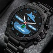 Cronulla Sharks NRL Personalized Steel Watch For Fan
