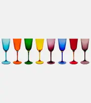 [La DoubleJ] La DoubleJ Rainbow set of 8 wine glasses