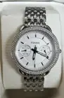 Fossil ES4054 Tailor Silver Dial Stainless Steel Multifunction Women's Watch