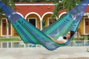 Outdoor undercover cotton Mayan Legacy hammock Family size Caribe