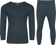 [Cozy Style] Men's Thermal Base Layer - Warm Long Johns, Thermal Leggings, and Men's Thermal Underwear | Thermals Men, Men's Thermals, Thermal Shirts, and Base Layers for Cold Weather Comfort Charcoal, Charcoal,