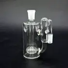 Thick Glass Ash Catcher 14mm 90° Recycler Shower Perc Smoking Bubbler Glass Bong