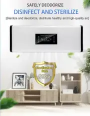 Professional Permanent Filter Ionic Air Purifier Ionizer with UV C Sanitizer