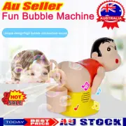 Fart Blowing Bubble Machine Light Music Funny Joke Toy Water Blowing Cartoon CC