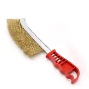 Thoroughly Clean Grills with Heavy Duty Steel Wire Brush Copper Bristles