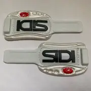 SIDI Soft Instep Closure System Techno 3 White Clipless Shoe Cleat Road Bike