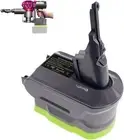 RYO18V7V8 For Ryobi P108 Adapter 18V Li-on battery to DysonV7 V8 Li-on battery