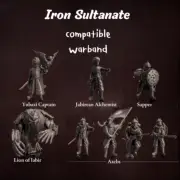 Trench Crusade compatible - Sultanate of the Iron Wall - Warband Proxy