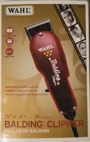 Wahl 5 Star BALDING Clipper #8110, Zeoro Overlap Blade, V5000 Powerful Motor