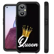 FUSION Case For OnePlus Nord N20 5G Hybrid Phone Cover QUEEN CROWN