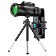 80X100 High Definition Monocular Telescope & Tripod With Phone Mount