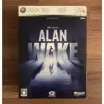 XBOX360 心靈殺手 ALAN WAKE 限定版 正版遊戲片 原版光碟 日文版 純日版 日版適用 二手片 微軟