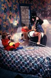 Adam Sandler as Axl Rose Kiefer Sutherland as Slash during the 'Ki- Old Photo