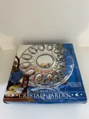 Colony crafts Crystal Garden 12 inch deviled egg relish server New Made USA