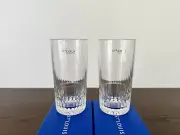 Hermès Saint (St.) Louis Crystal Apollo Highball Glass 11.5 oz Pair BNIB