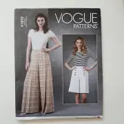 Vogue Sewing Pattern 1815 V1815 Misses Pants Shorts Sewing Pattern Size 8-16 NEW