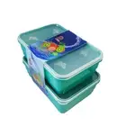 2 Pcs Plastic Quality Food Container Microwaveable & Reuseable Food Contact Safe