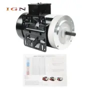 2HP 1 Phase 3450 RPM 56C Frame Electric Motor115V/230V 60HZ 5/8"Shaft