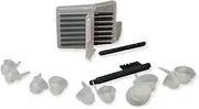 Phonak Hearing Aid Ear Wax Guard Filters Cleaning Tool Accessories Hearing Aid Wax Guard Filters (2mm) for phonak, widex, and Resound Hear Clear Hearing aid Filters, hearing aid domes, Hearing aid maintenance kit, Hearing aid cleaning brush